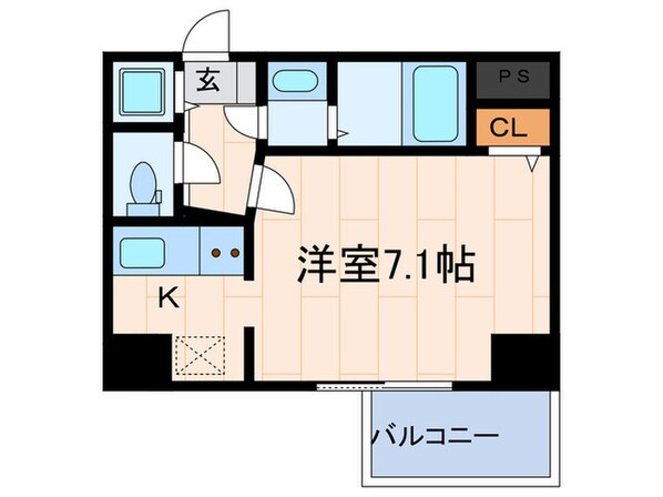 S-RESIDENCE難波Brillerの物件間取画像